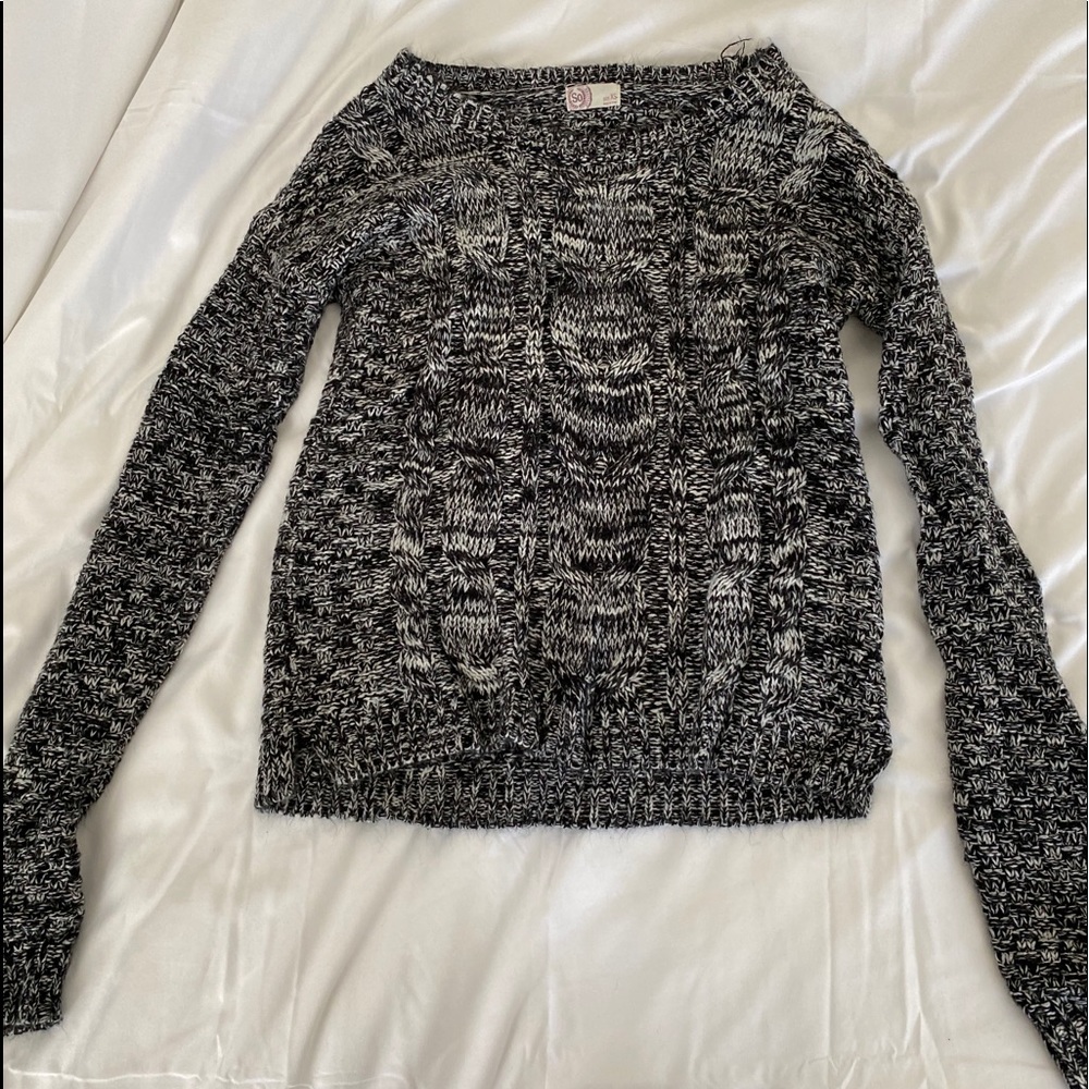 Black and White Sweater